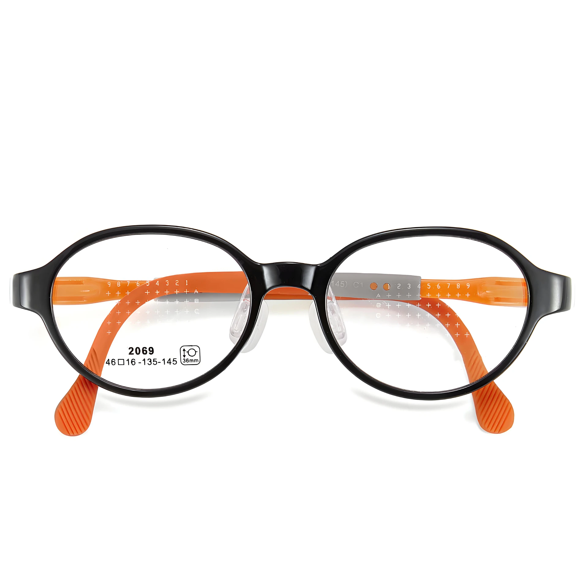 

Adjustable 7-Speed Color Matching Glasses Frame Buckle Screwless Reading Glasses Children's Opticalenses Prescription Glasses