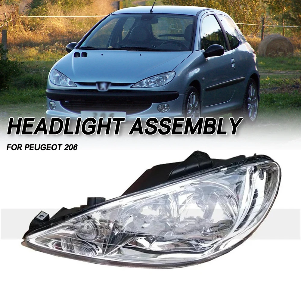 

Для Peugeot 206 передний бампер, головной светильник, фара дальнего света, указатель поворота