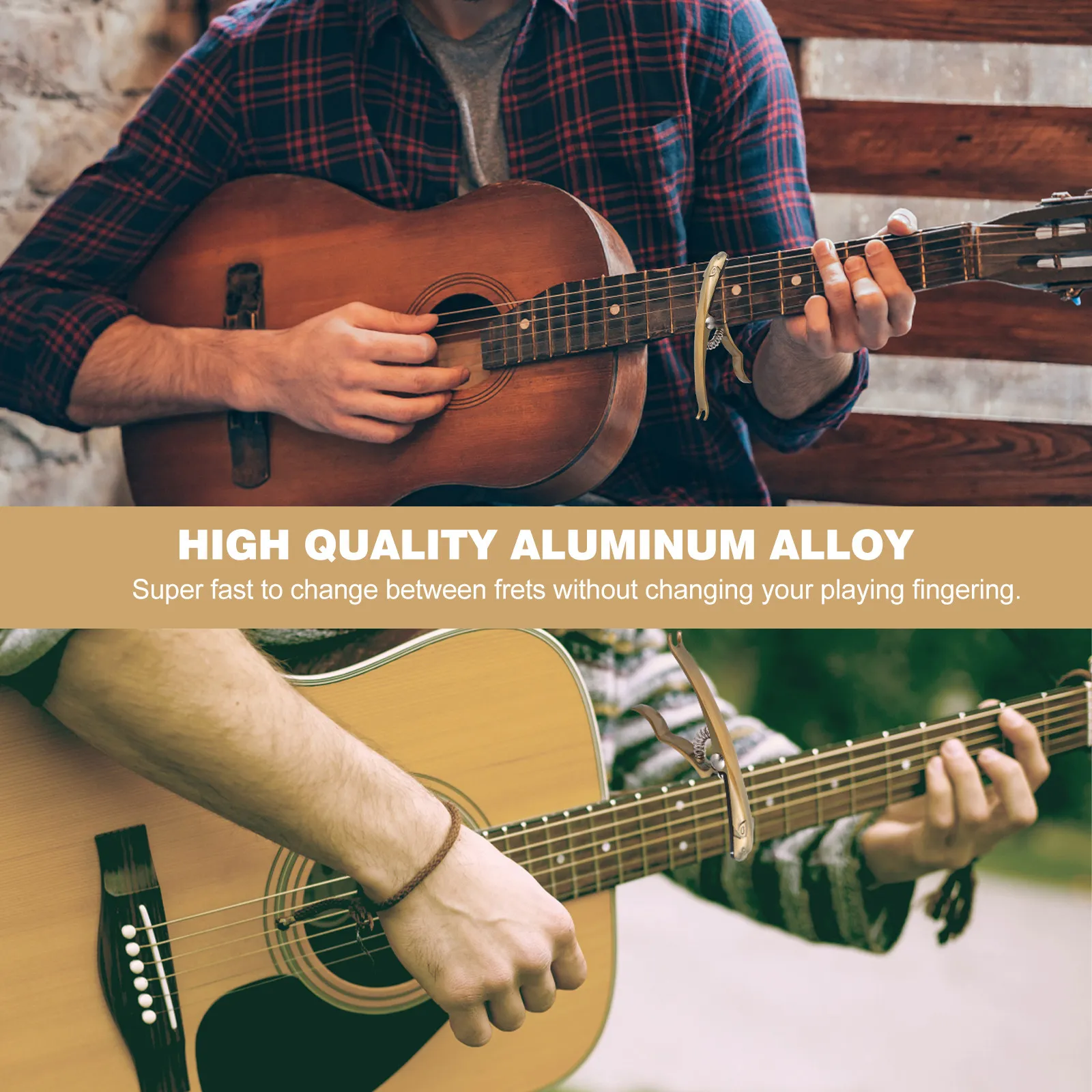 Leopard Shaped Guitar Capo Made of High Quality Aluminum Alloy Fits Electric Acoustic Ukulele Banjo Folk Guitar - view 5