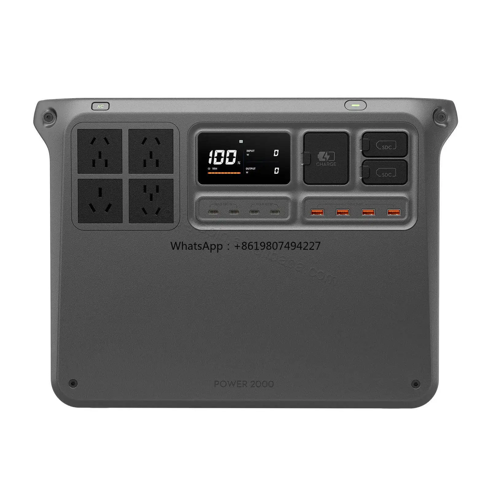 Power 2000 Mobile Power 2048W Camping Car Outdoor Energy Storage Battery 1kWh
