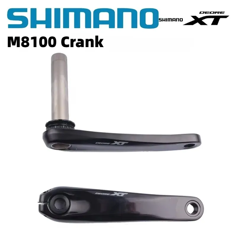 Shimano Deore XT M8100 Crankarm Grinding Code Without Serial Number 165mm 170mm 175mm Original Shimano 12s For MTB Mountain Bike