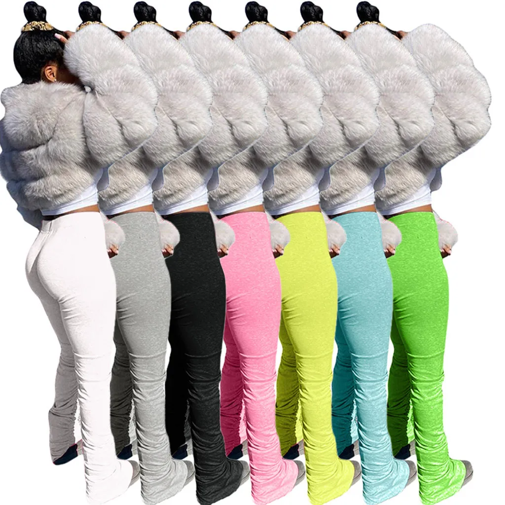 Trousers Women'S Running Pants Fitness Jogging Long Pants Pleats Solid Color Tights Breathable Trousers Daily Leisure 2026 T1