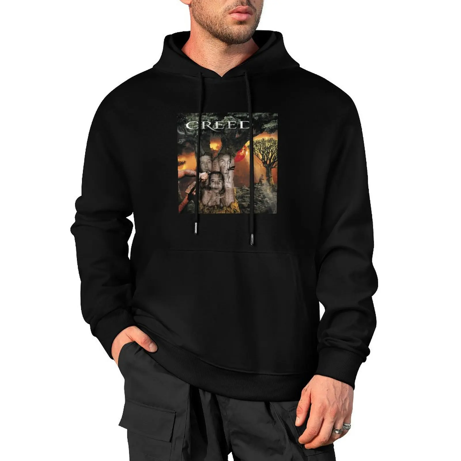 

Creed weathered Pullover Hoodie autumn new products men's sweat-shirt autumn men's autumn clothes hoodie man