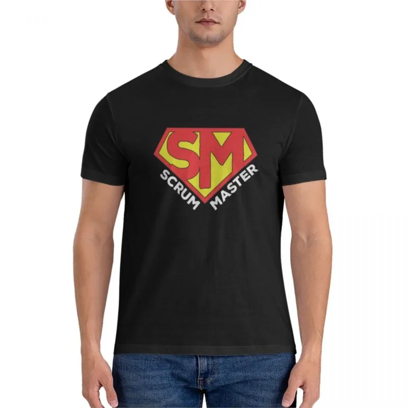 

summer fashion t-shirt men Super Scrum Master - Agile Scrum Master - Balsamic Balance Essential T-Shirt oversized t shirts