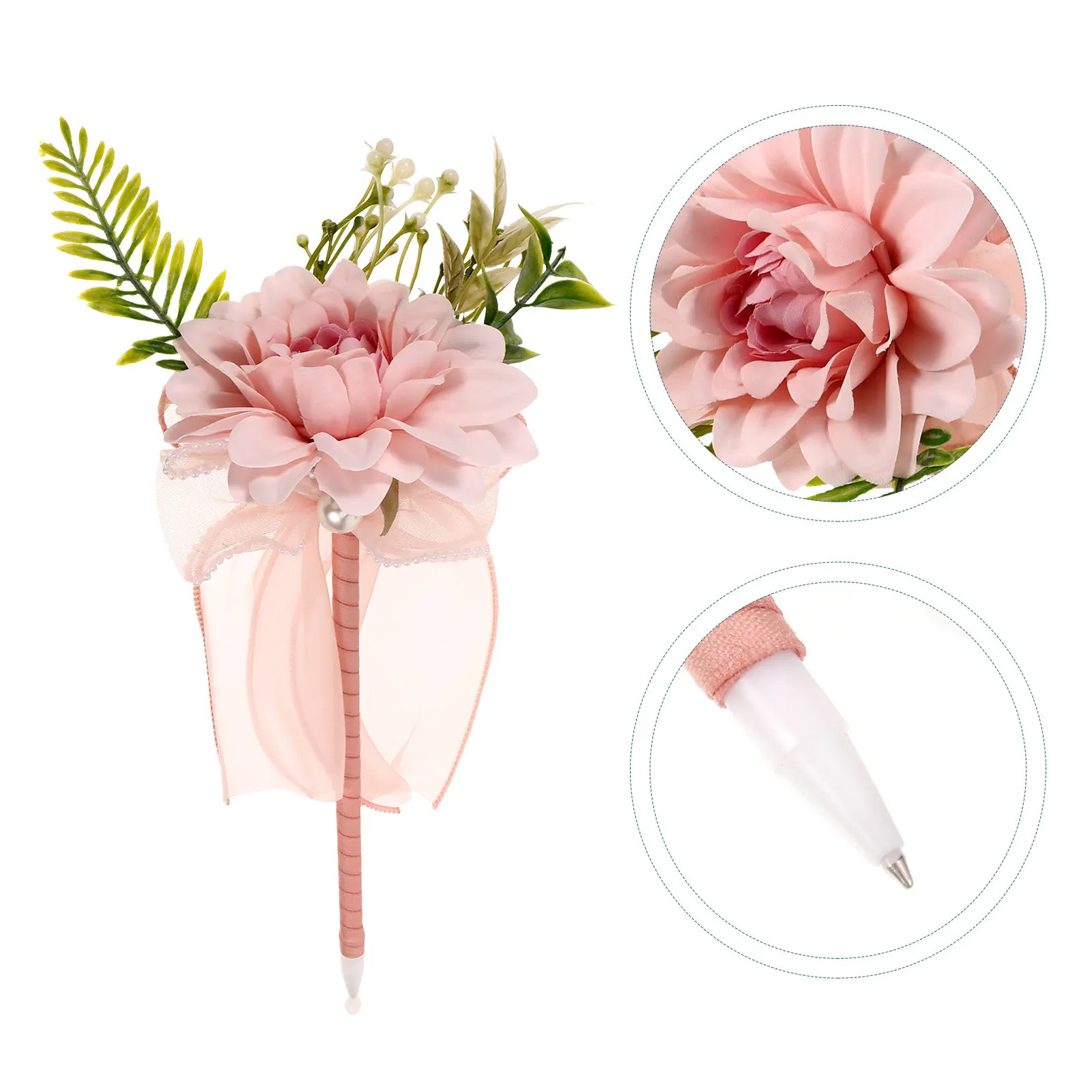 

Artificial Flower Bouquet Ballpoint Pen Mother's Day Gift Decorative Flower Pen Lifelike Simulation Writing Instrument Romantic