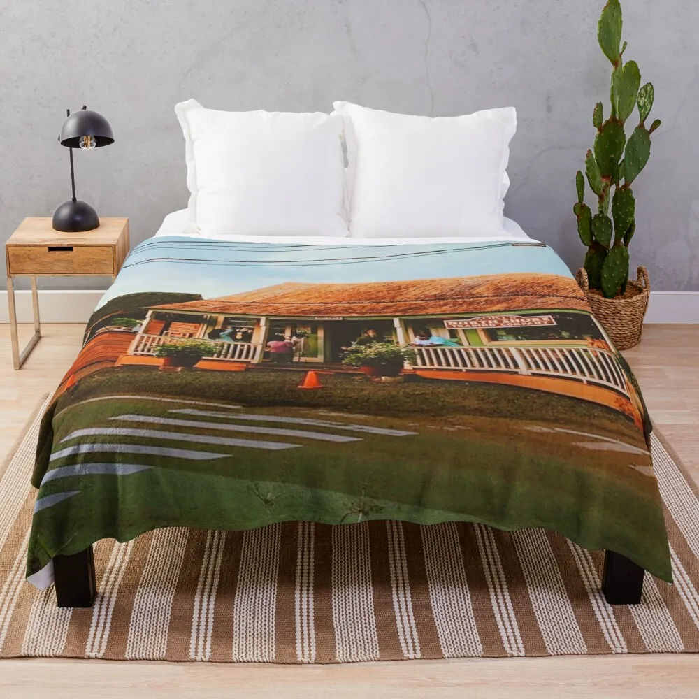 

Haleiwa, North Shore, Oahu, Hawaii Throw Blanket Cute Plaid Stuffeds Decorative Beds Blankets