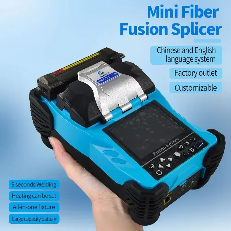

Factory Outlet Mini Optical Fibre Cable Fusion Fiber Optic Splicing Machine
