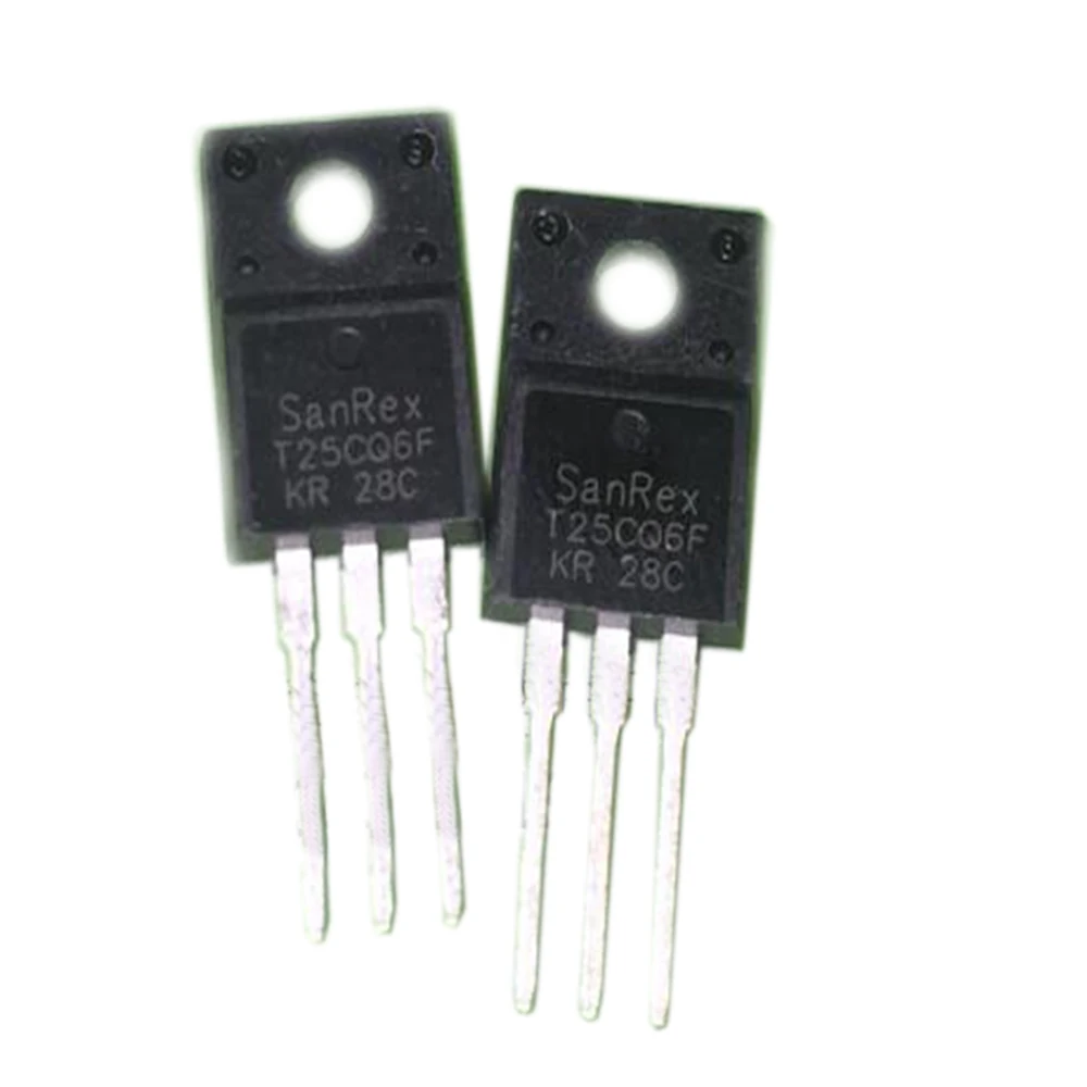 5pcs T25CQ6F TO-220F 600V 25A