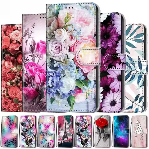 Flip Case For Samsung Galaxy A13 A23 A33 A73 A53 5G Wallet Book Cover for Samsung A52s 5G A12 A22 A32 A72 A51 A71 Phone Case