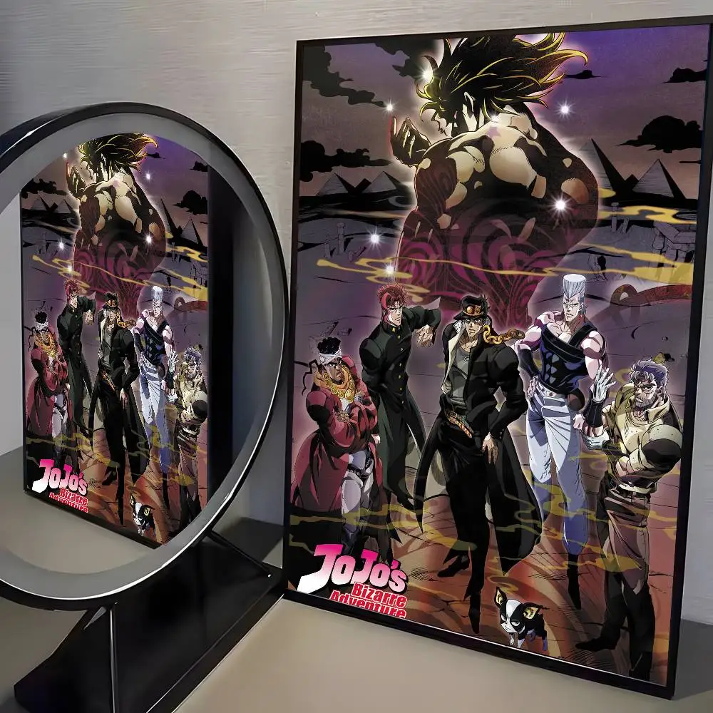 Anime JoJos Bizarre Adventure Retro-Poster, Kunst auf HD-Leinwand, hochwertiges ästhetisches Druckpapier, Wandkunst für Wohnzimmer, Heimdekoration – Detail 16