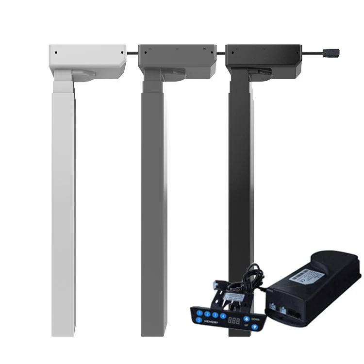 Frame Electrical Adjustable Table Standing Desk Legs Double Motor 800N Electric Lifting Column