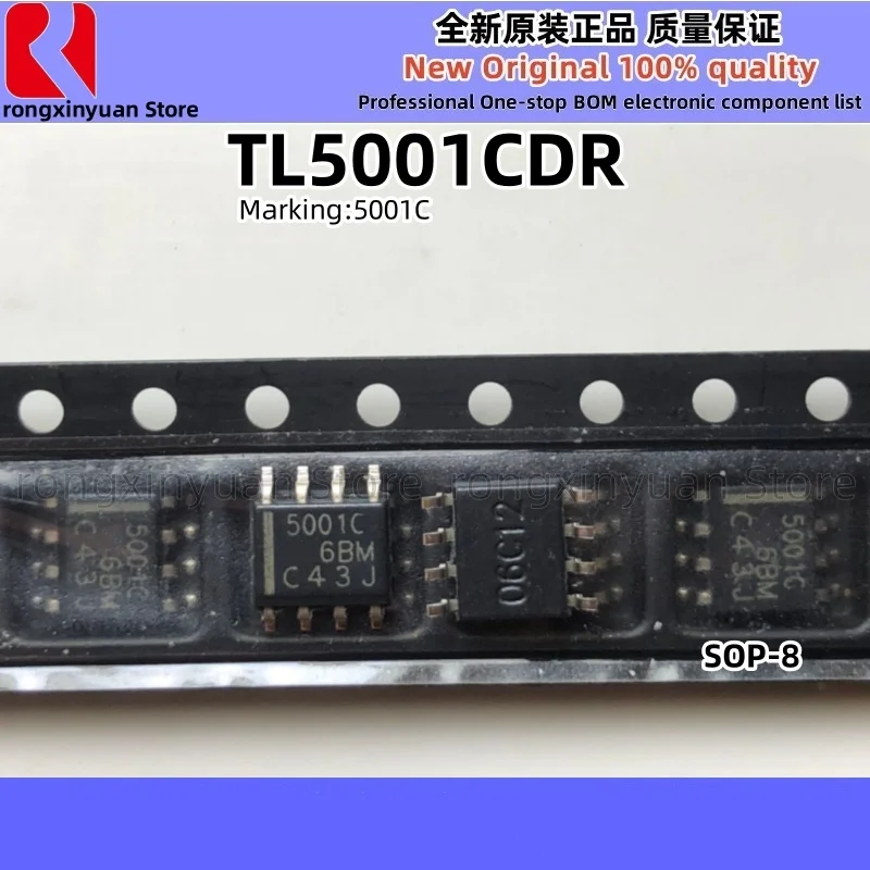 10 pièces TLV9052IDR TL9052 TLV9052 TLV6002IDR V6002 TLV6002 TL5001CDR 5001C TL5001C SN65HVD230DR VP230 SN65HVD230 SOP-8 100% nouveau