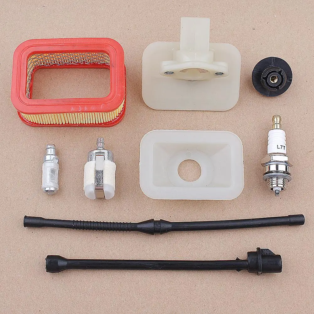Imagem -02 - Papel Combustível Filtro Linha Tubulação Kit Gasolina Motosserra Peças de Reposição 5200 5800 52 58cc