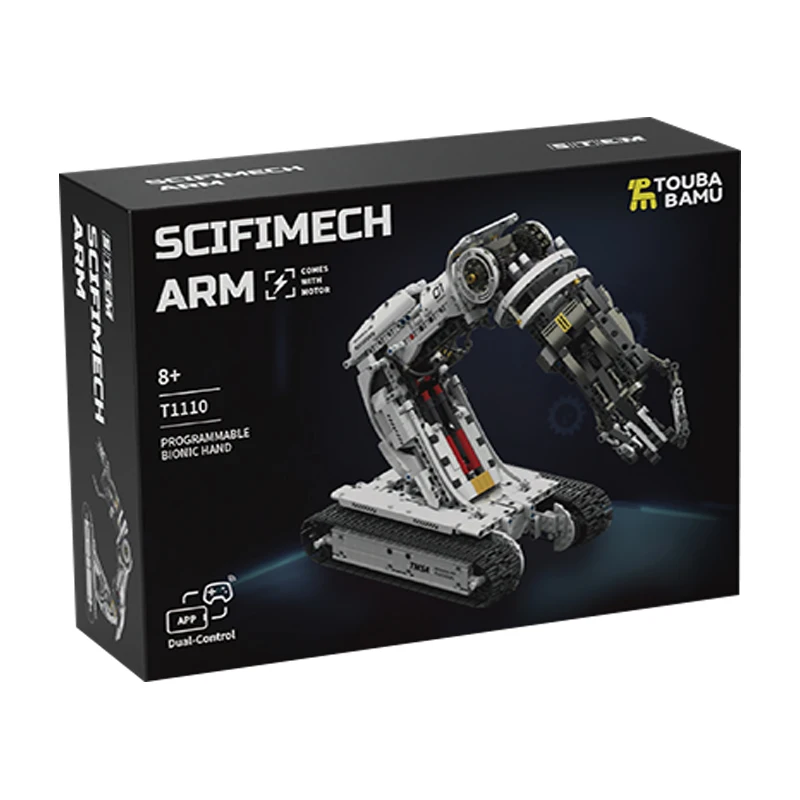 

IN STOCK T1110 MOC Technical RC Tracked Robotic Arm Building Blocks Bricks Assembling Model Toys for Boys Christmas Gift Set