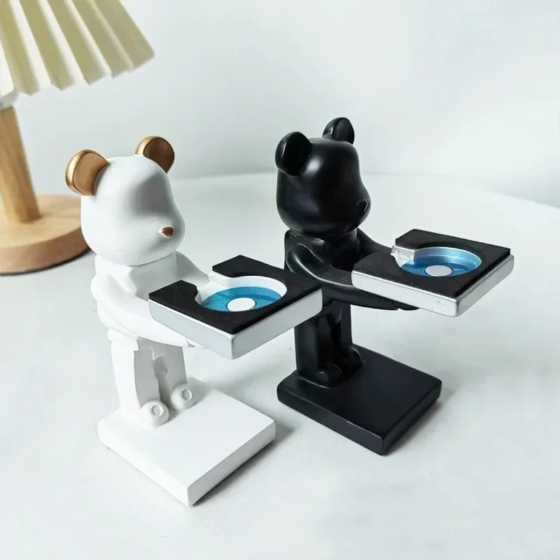 Soporte de carga para Apple Watch, soporte de oso de exhibición, soporte inalámbrico para Iwatch, relojes de mesa de dibujos animados, regalo creativo