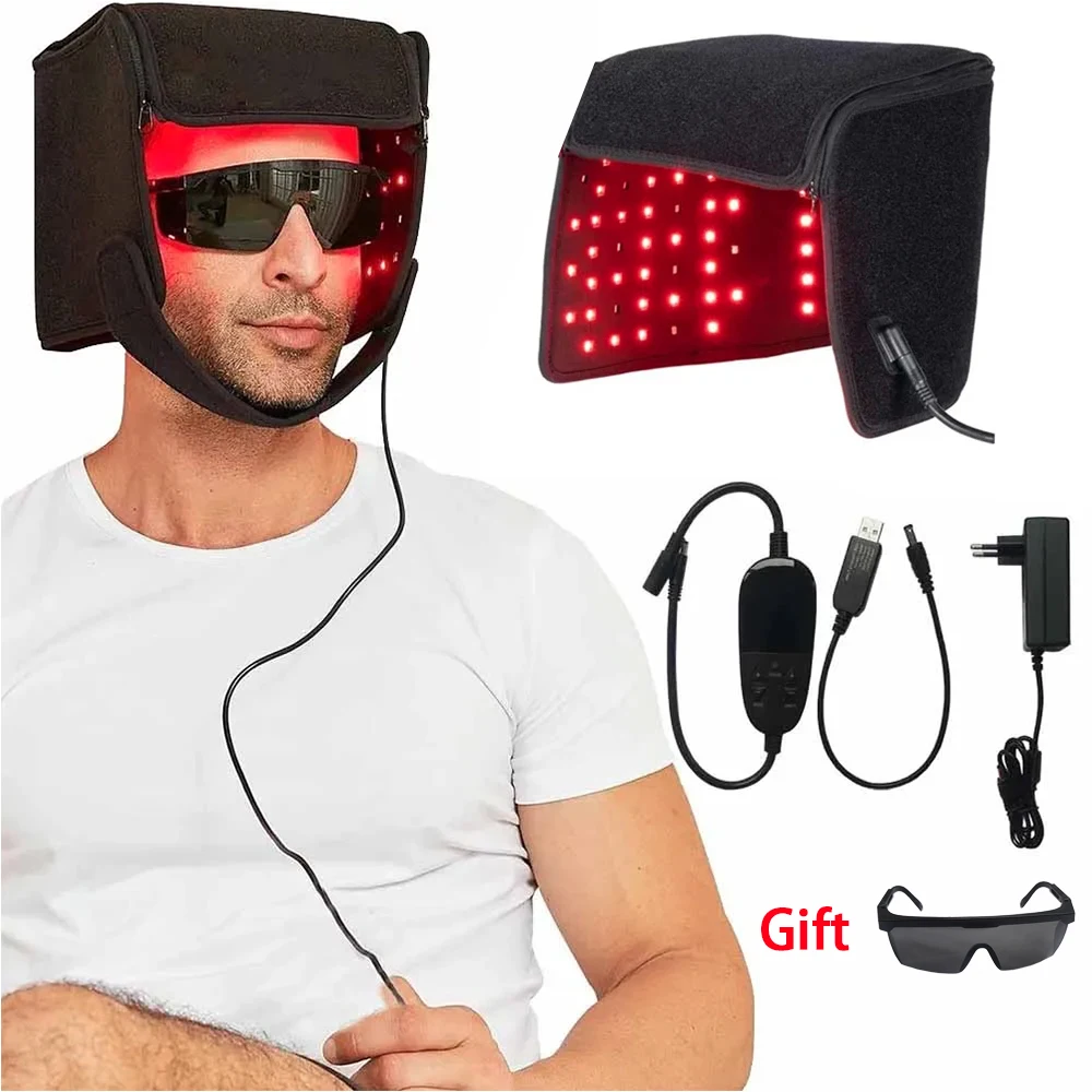 

ZONGKUNG 215Pcs Led Red Light Hat for Hair Regrowth Cap for Reduce Fatigue Thinning Hair Comb,Migraine Relief Cap Anti Hair Loss