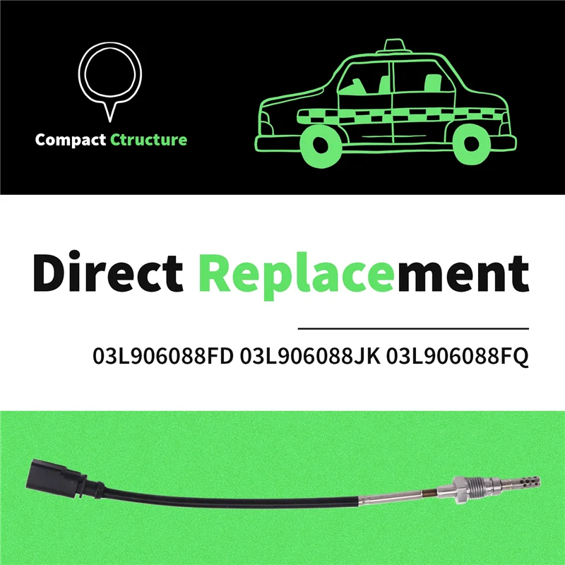 Czujnik temperatury spalin EGT VW 03L906088FD 03L906088JK 03L906088FQ