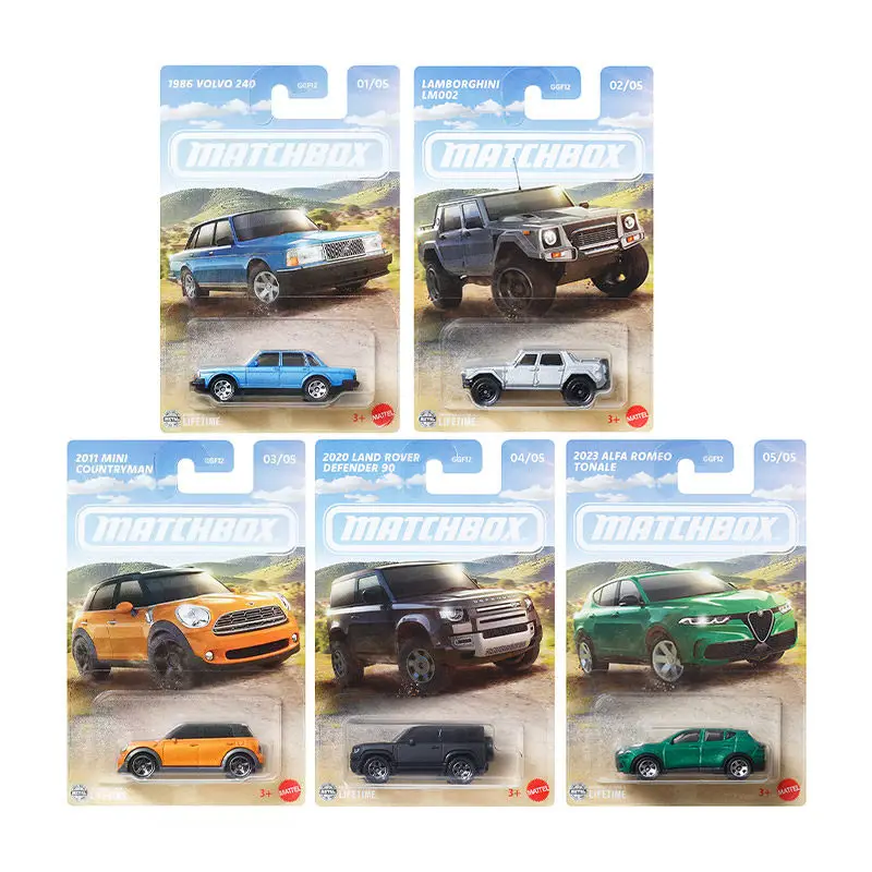 Matchbox Diecast Alloy Car Model GGF12 BMW Porsche Volvo Lamborghini Land Rover Mini Countryman Toys For Kids Collectors