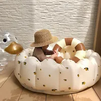 90cm Inflatable Baby Swimming Pool For Babe Household Outdoor Paddling Pool Soft PVC Round Fence Play Space Room Bath Pool