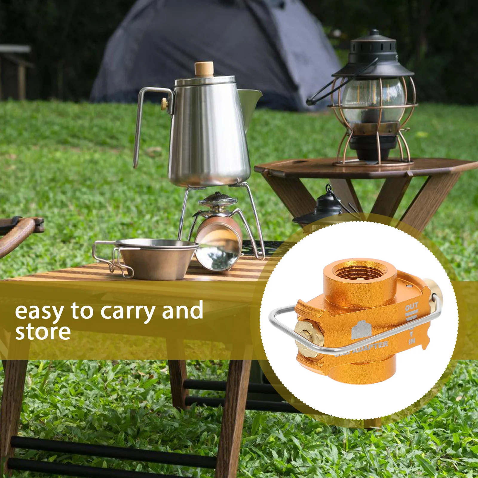 1Pc Gas Canister Adapter Fuel Transfer Connector Refill En417 Valve Propane Tank Input Hiking Stove Connector Camping Stove