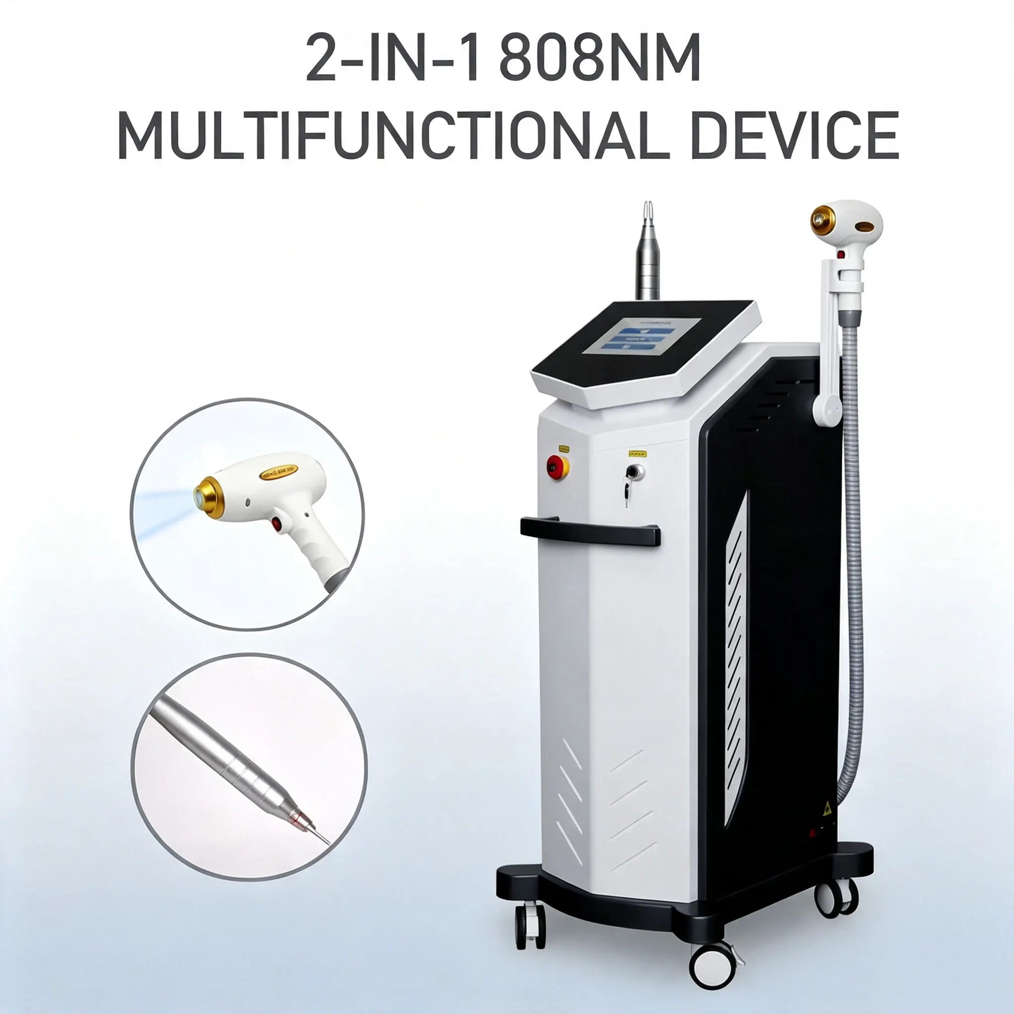 2-in-1 808nm Multifunctional Skin comprehensive Device for Whitening, Softening, Removing Pigmentation, and Beauty Salons