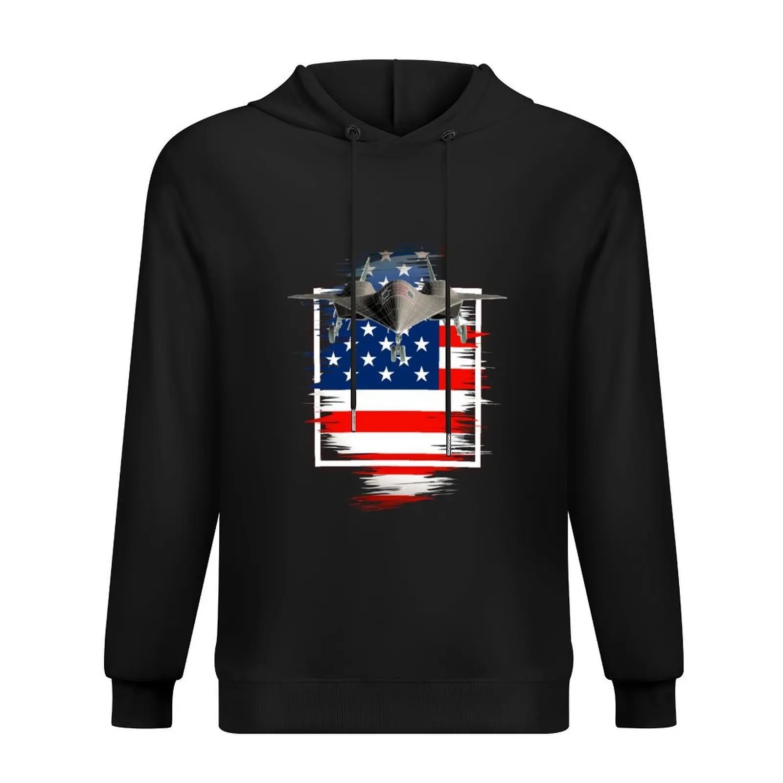 

3D mood of sr72 with stretchable USA flag Hoodie hooded shirt mens designer clothes hoodie for men