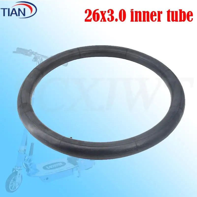 

Велосипедная камера 20 дюймов, резиновая запасная трубка шириной 26x3,0, используемая для замены внутренней трубки, детали велосипеда на велосипедах для снегоходов