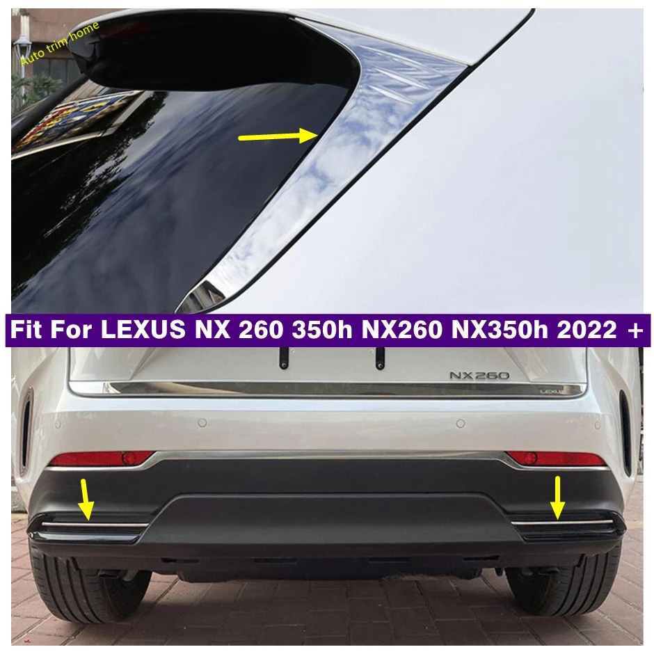 

Rear Bumper Bottom Lip Tail Window Mirror Side Spoiler Wing Cover Trim For LEXUS NX 260 350h NX260 NX350h 2022 -2024 Accessories