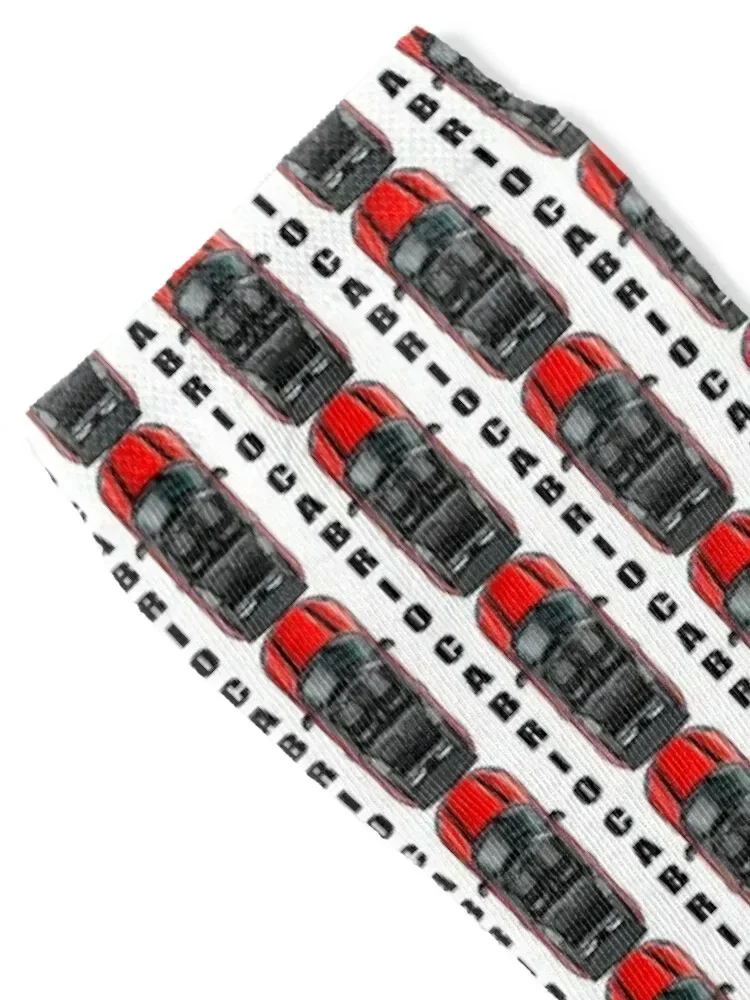 ميني كوبر كابريو بالجوارب الحمراء أفكار هدايا عيد الحب للهالوين مع جوارب مطبوعة للرجال والنساء #2