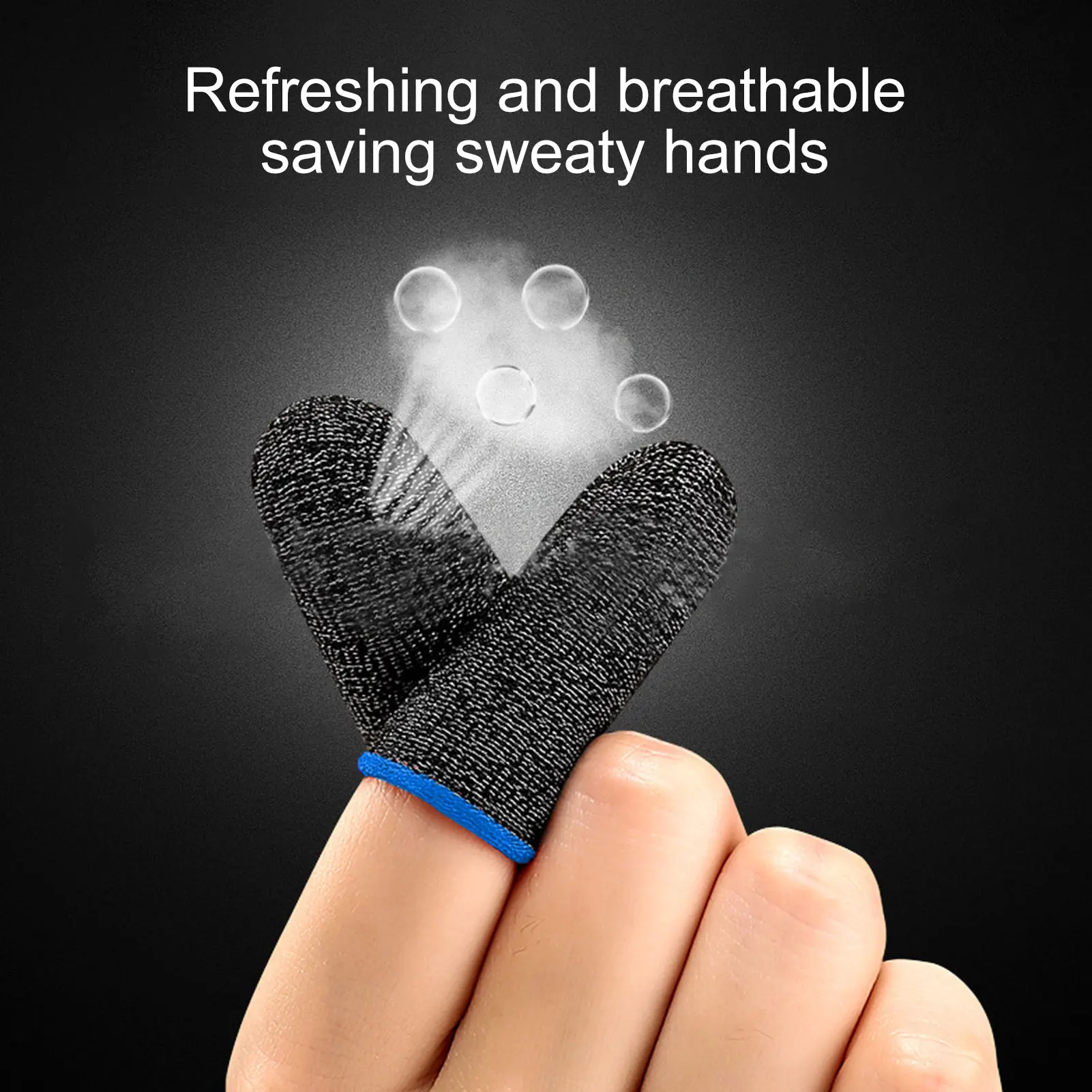 Finger Cover Breathable Game Controller Fingertips Anti-sweat Sensitive Sleeve For PUBG Touch Screen Pro Phone Gaming