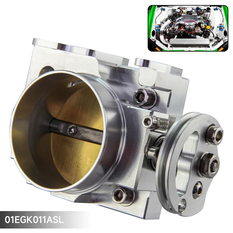 Aluminum 70MM Throttle Body For Subaru Impreza GDA GDB WRX STI VERSION 7 8 EJ20 EJ25 Engines TURBO 2001-2005 CNC T6