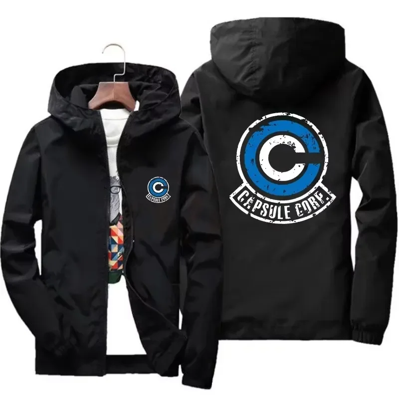 2026 Anime Hoodie for Men Long Sleeve Sweatshirt Cool Dynocaps Themed Casual Outerwear with Hood and Front Pocket