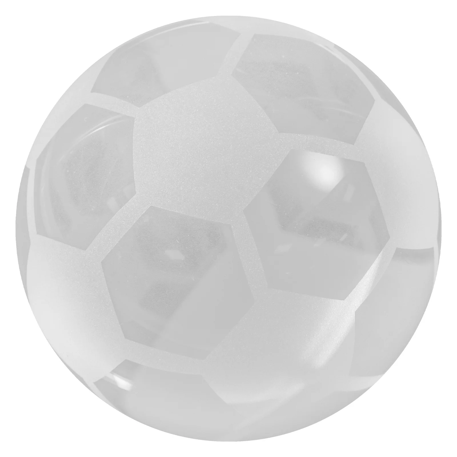 

Crystal Soccer Decoration Transparent Small Mini Crystal Ball Ornament Desk Soccer Decor Clear Football