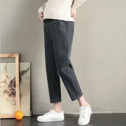 Fdfklak Fashion Maternity Jeans For Pregnant Woman 2022 New Leisure Pregnancy Denim Maternity Clothing Plus Size M-5XL