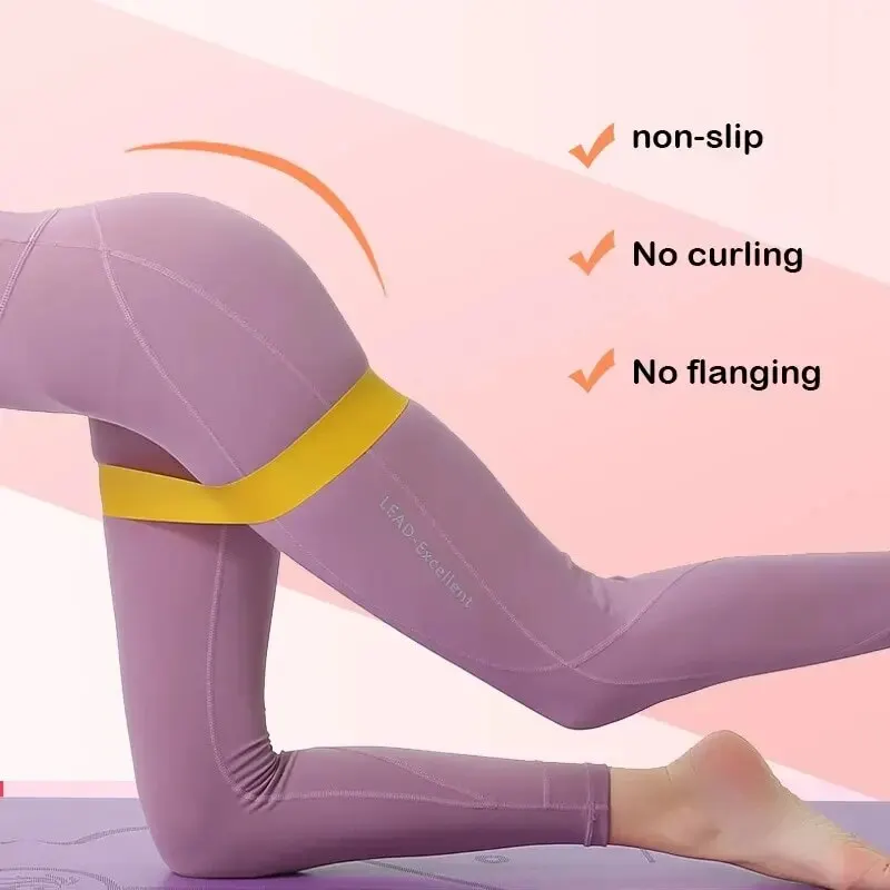 Cintura elastica per tensione yoga, cintura di resistenza, ausilio per lo squat