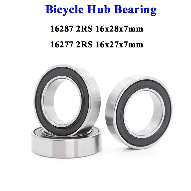 

5/10Pcs 16287 2RS 16x28x7mm 6902-16-2RS 16287RS MR16287 Ball Bearing MR16277 16277 2RS 16x27x7 Mountain Bike Road Hub BB Bearing