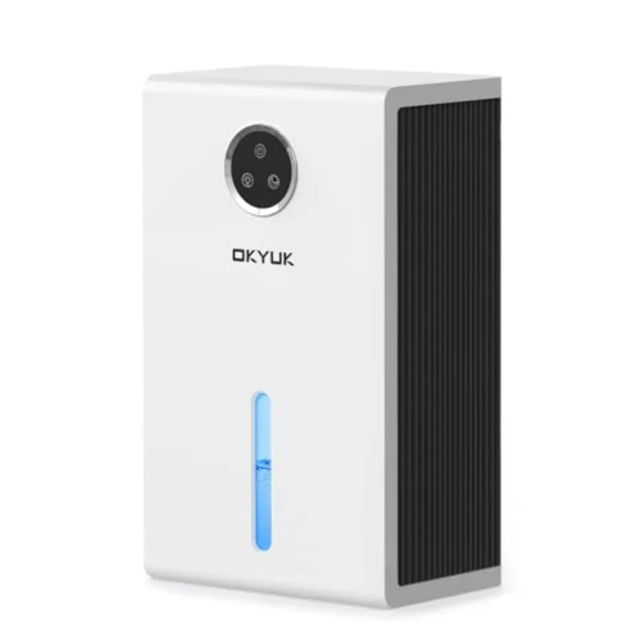 Dehumidifier 95 oz dehumidifiers for home 1000 sq. ft Dehumidifiers for Bedroom with 7 Colors LED Light Ultra Quiet and Auto Sh