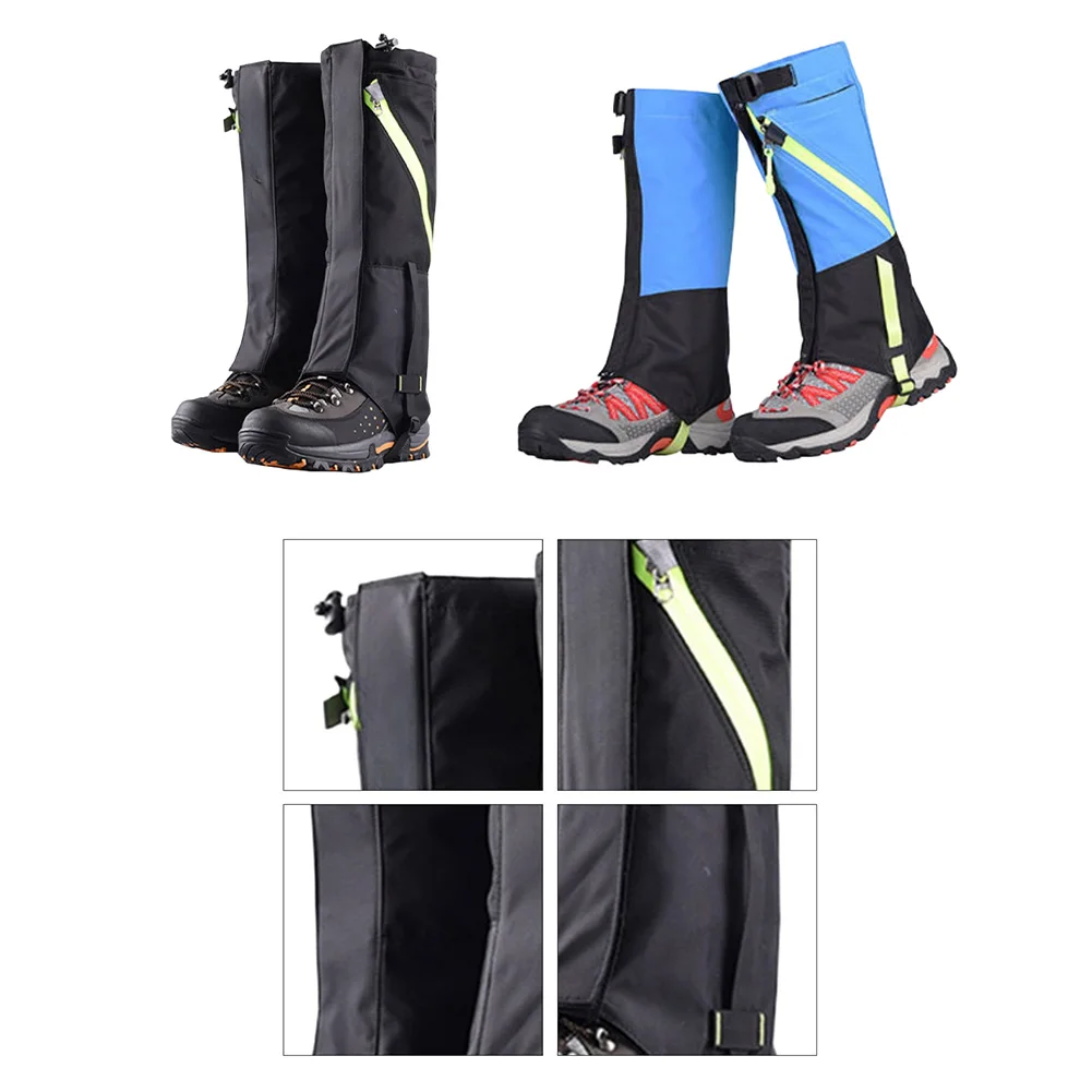 Thickened Nylon Hiking Leg Warmers Offering Cold Weather Insulation and Terrain Protection for Outdoor Adventure Enthusiasts