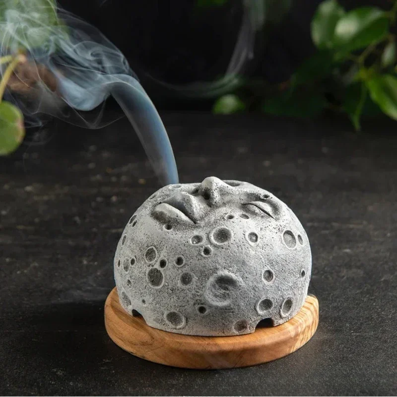 

New Style Resin Incense Burner Home Living Room Tea Ceremony Supplies Aromatherapy Stove Handicraft Decoration Incense Tools