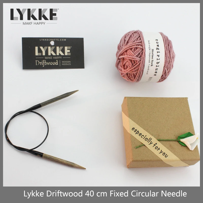 1 piece LYKKE 40 cm Fixed Circular Knitting Needle