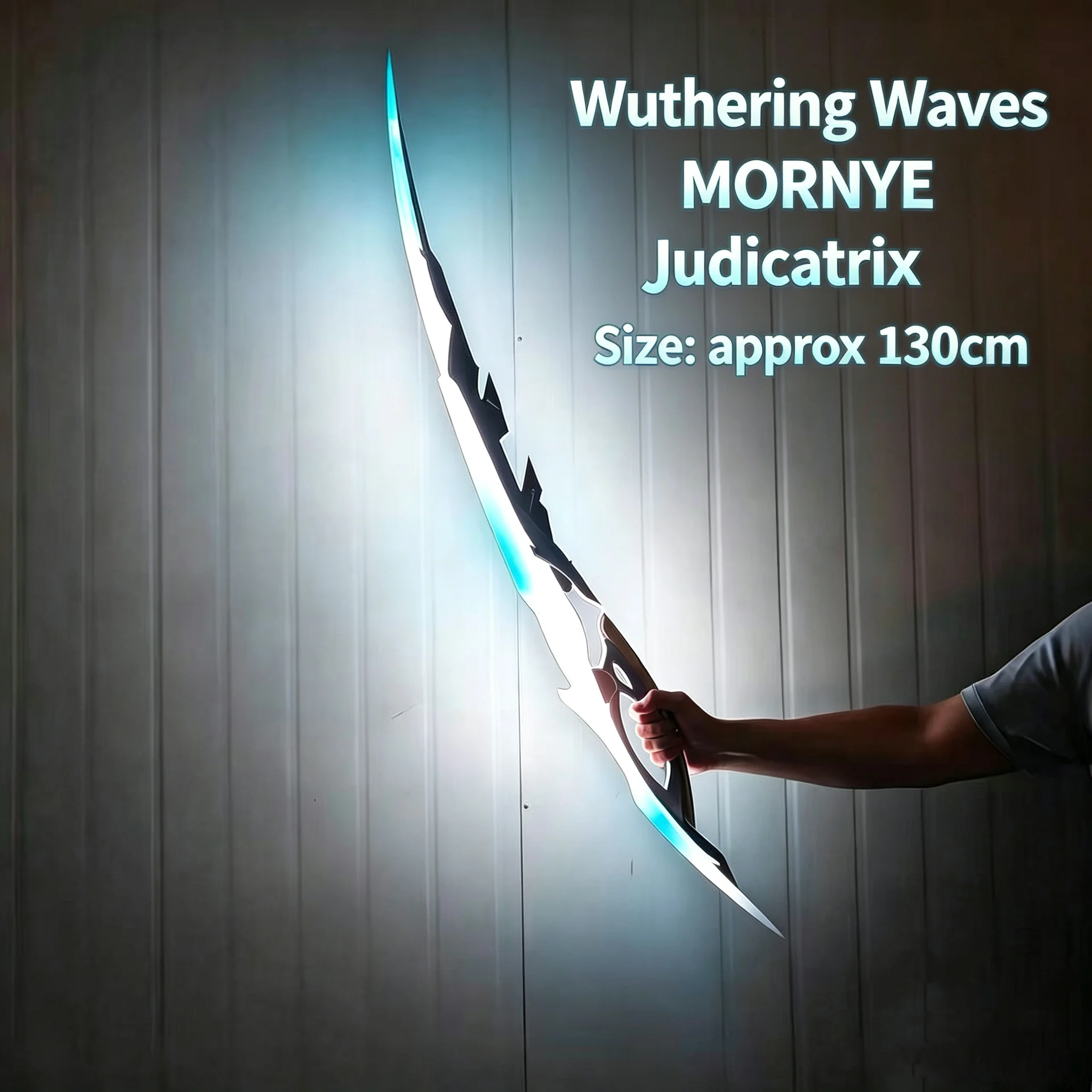 MORNYE Cos Luminous Longsword Weapons Game Wuthering Waves Cosplay Prop Halloween Christmas Fancy Party Costume Accessories