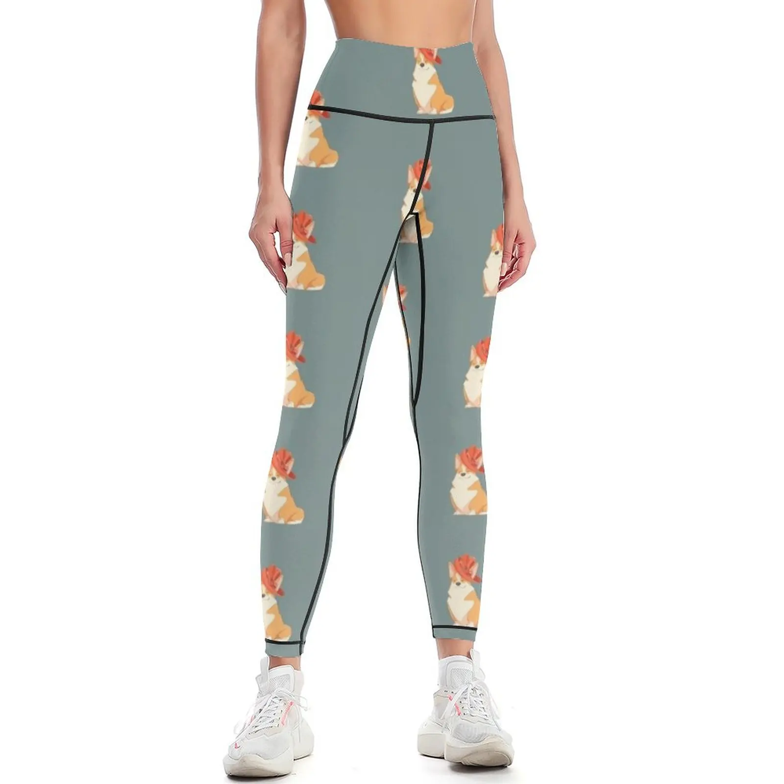 Queen Corgi Leggings legging push up sporty woman push up gym wear Womens Leggings