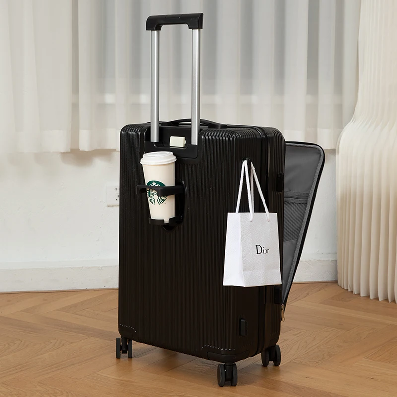 Nieuwe Bagage Multifunctionele Usb Opladen 20 Inch Cabine Koffer Universele Wiel Trolley Case Wachtwoord Koffers Reizen