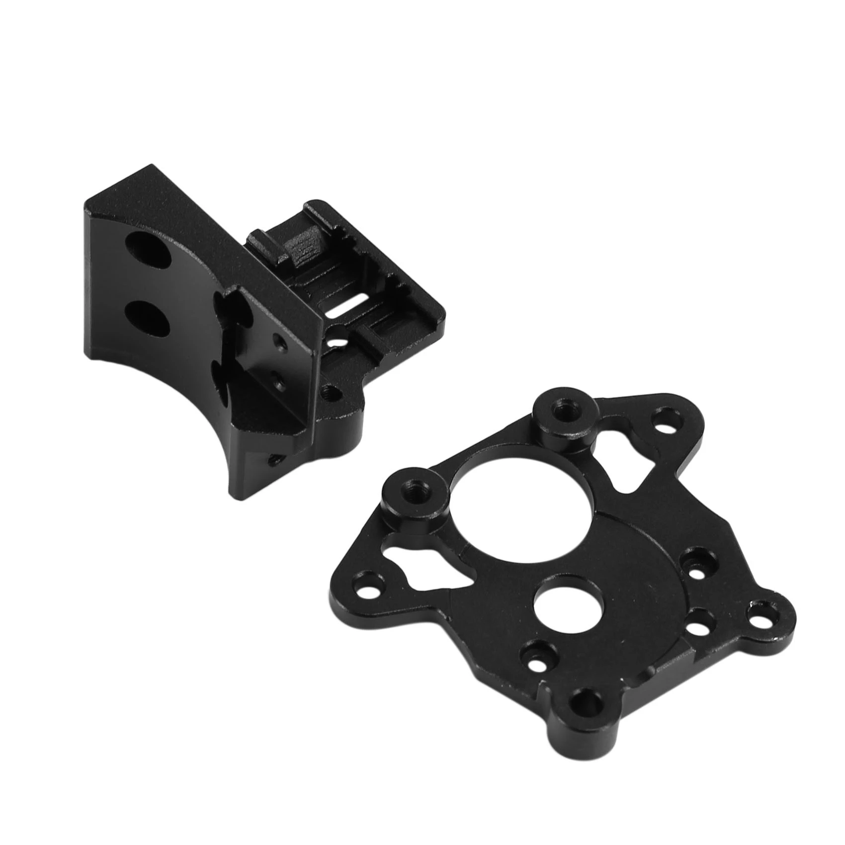 CNC Machined Aluminum Alloy X-Axis Bracket Plate + Extruder Motor Fixing Plate, Suitable for Voron 0/0.1