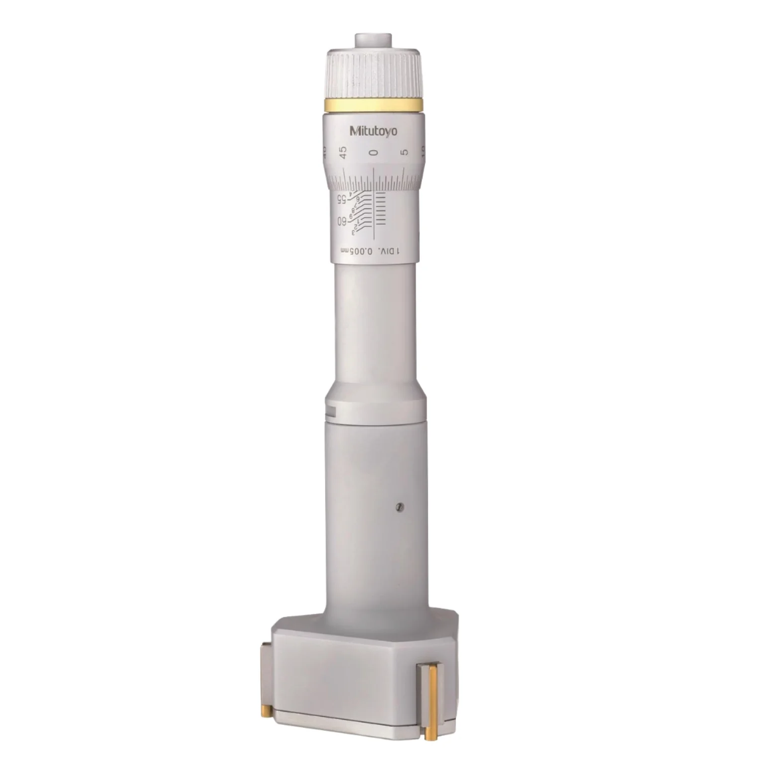 

Микрометр трехточечный внутренний Holtest 368-161 HT-125R, диапазон измерения 100-125 мм, точность 0,005 мм