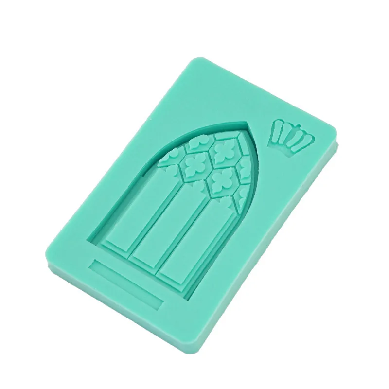 1pc Door Lace Silicone Resin Molds Cake Decorating Tools Fondant Cake Mold Pastry Kitchen Baking Accessories M505