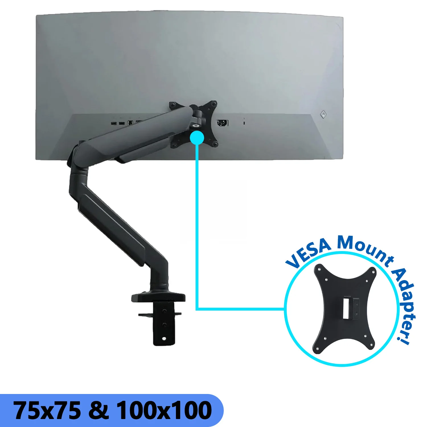 Support mural neuf pour moniteurs HP Z Series G3 Z24U Z24Q Z27XS Z34c Z40c, adaptateur VESA 75x75 100x100 pour bras de moniteur Support mural neuf pour moniteurs HP Z Series G3 Z24U Z24Q Z27XS Z34c Z40c, adaptateur VESA 75x75 100x100 pour bras de moniteur