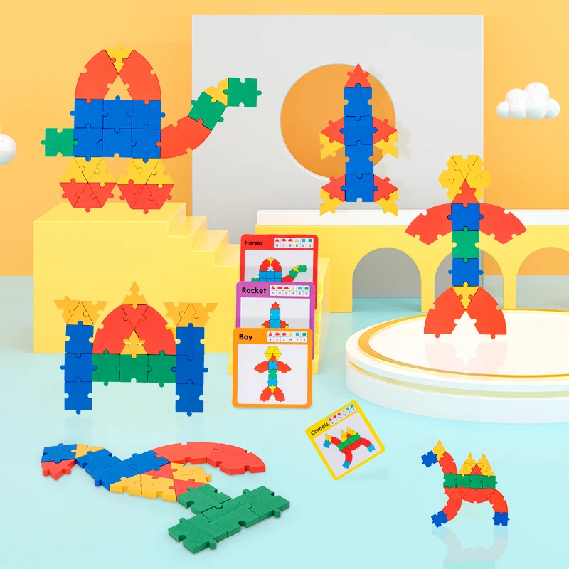 

Unlock Your Child's Creativity with Fun & Educational Puzzles - The Perfect Parent-Child Interaction Game!