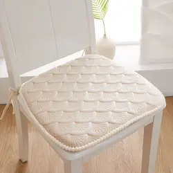 High Quality Home Non-slip Dining Chair Mat Horseshoe Shape Thicken Velvet 4-season Cushion Modern Style Decor Restaurant Cushio