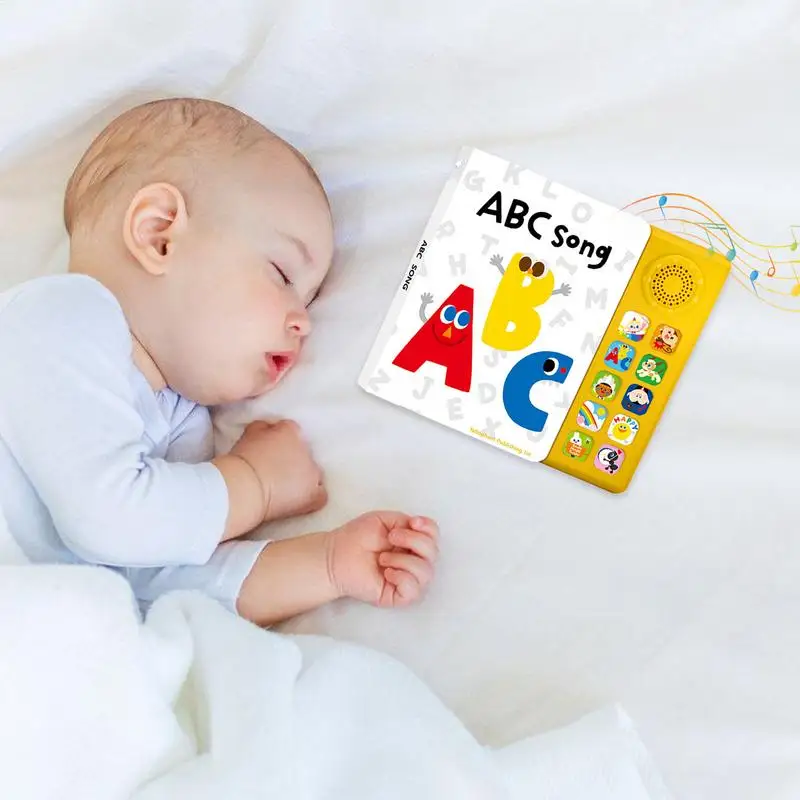Voice Book for Kids Musical Learning Book 10 Nursery Rhymes English Enlightenment Teaching Aids for Boys and Girls